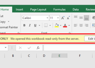 Khắc phục lỗi không thể chỉnh sửa được file Excel