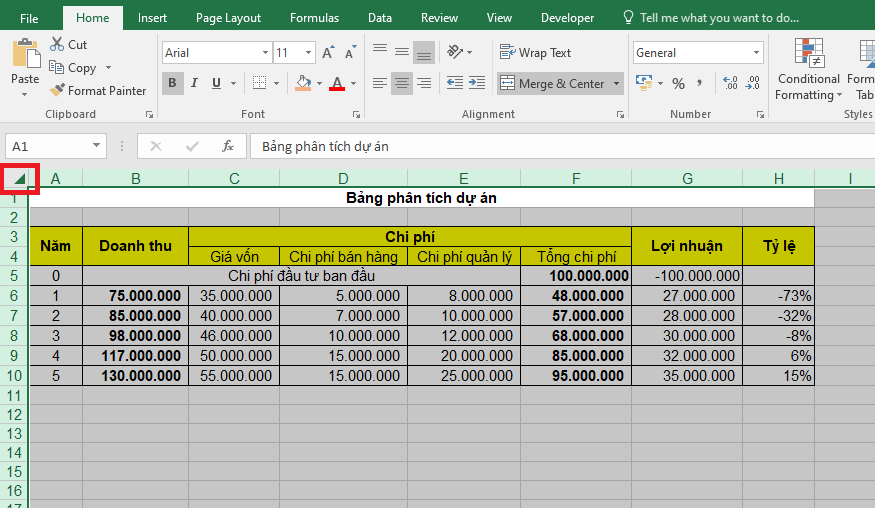 cách nhanh nhất để xóa hàm tính trong Excel 6