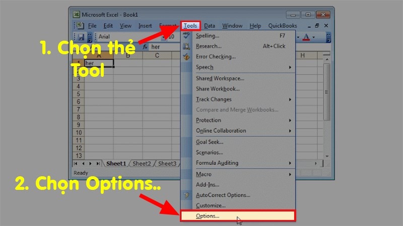 viết tắt trong excel 2013