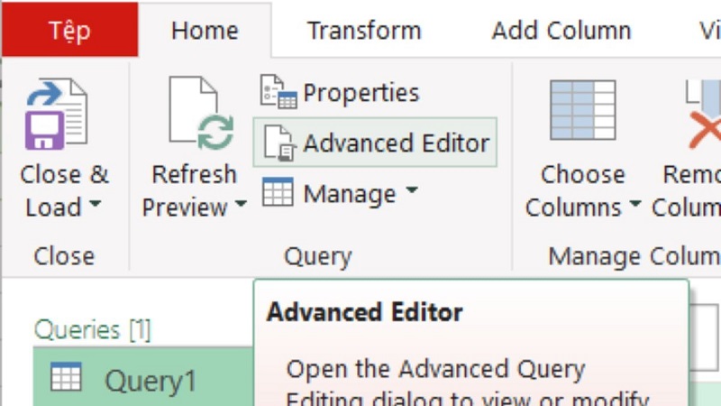 Hướng dẫn gộp nhiều sheet thành 1 sheet bằng Power Query