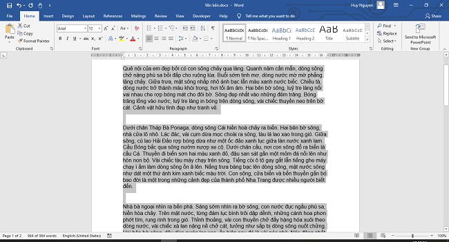 h1M1BZT Mẹo ẩn/hiện nhanh một hoặc nhiều đoạn văn bản trong Word