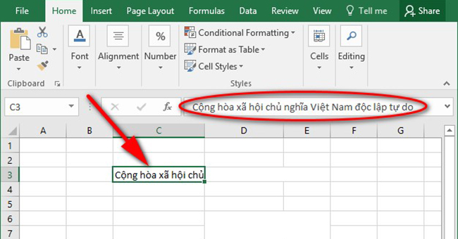 Hướng dẫn sửa lỗi không xuống được dòng trong Excel