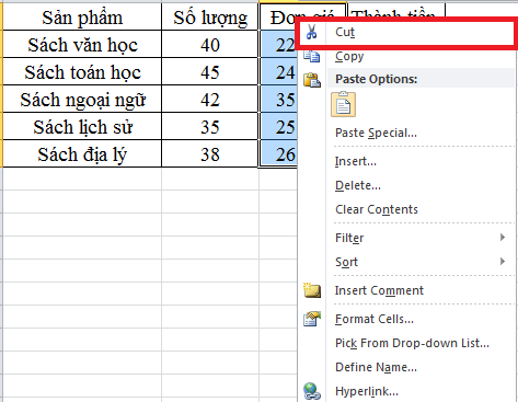 2 cách đổi vị trí các cột trong Excel, bạn biết chưa?