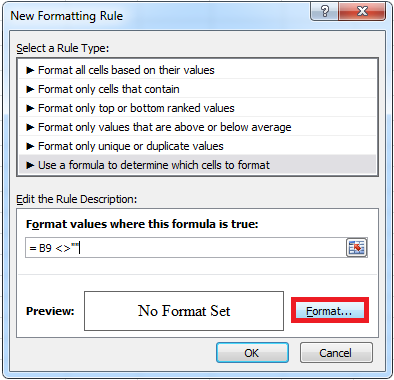 Hướng dẫn tạo viền tự động cho ô chứa giá trị trong Excel