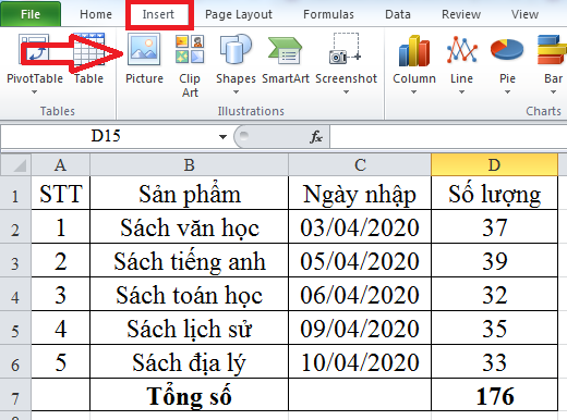 Hướng dẫn các bước chèn chữ vào ảnh trong Excel