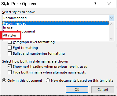 Hướng dẫn thay đổi kiểu Heading trên Microsoft Word