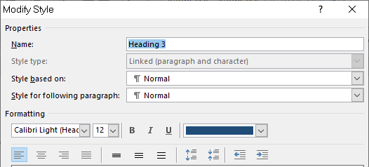 Hướng dẫn thay đổi kiểu Heading trên Microsoft Word