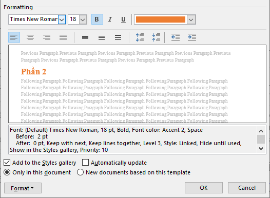 Hướng dẫn thay đổi kiểu Heading trên Microsoft Word Hướng dẫn thay đổi kiểu Heading trên Microsoft Word
