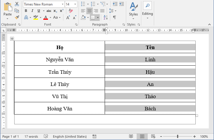 Cách sắp xếp tên theo thứ tự chữ cái trong Microsoft Word Cách sắp xếp tên theo thứ tự chữ cái trong Microsoft Word