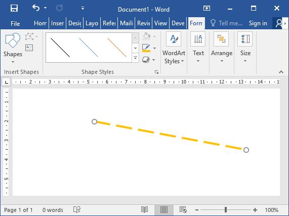 3 bước đơn giản để vẽ đường nét đứt trong Microsoft Word