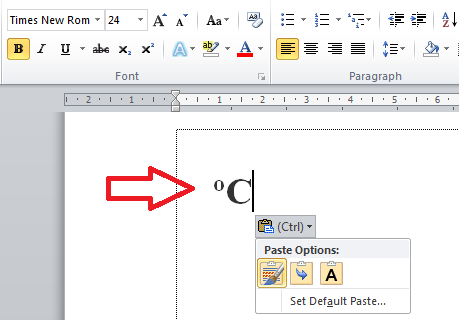 Hướng dẫn cách viết, chèn biểu tượng độ C trong Word Hướng dẫn cách viết, chèn biểu tượng độ C trong Word