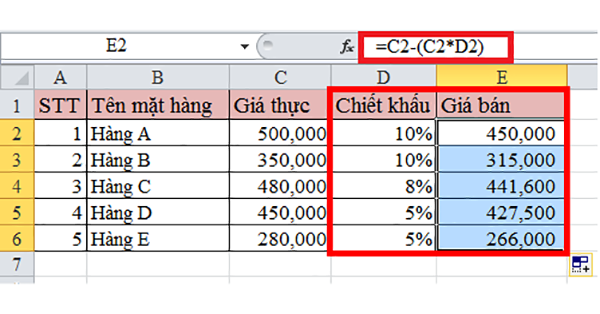 Có cách nào khác để tính tỷ lệ phần trăm tăng giá trong Excel không?