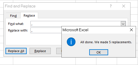 2 cách tạo khoảng cách sau dấu phẩy trong Microsoft Excel