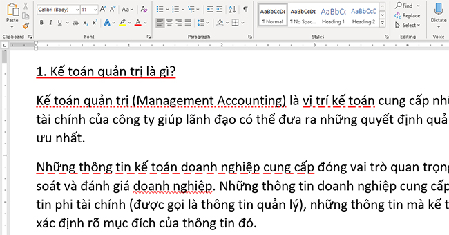 Vài cách gạch chân văn bản trong Word, bạn đã biết chưa?