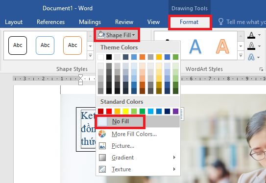 Mẹo chèn chữ vào hình ảnh trong Word cực đơn giản