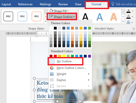 Mẹo chèn chữ vào hình ảnh trong Word cực đơn giản