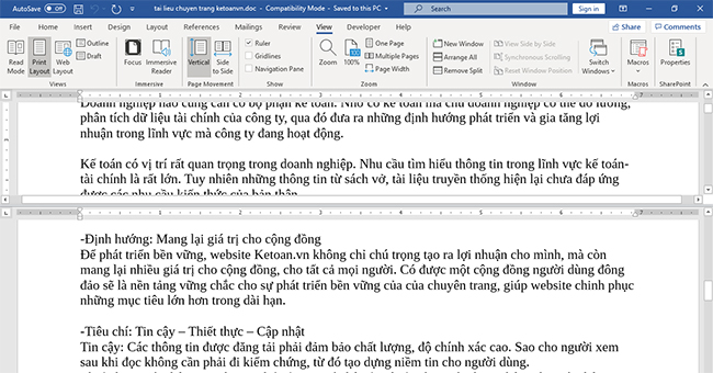 Cách so sánh, đối chiếu văn bản Word nhanh chóng và đơn giản