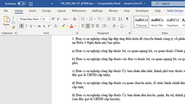 Cách kiểm soát định dạng khi DÁN văn bản trong Word