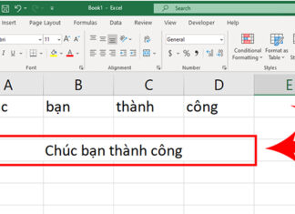 Cách gộp nhiều ô trong Excel mà không làm mất dữ liệu