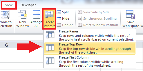 Cách cố định một hay nhiều dòng trong Excel, bạn có biết?