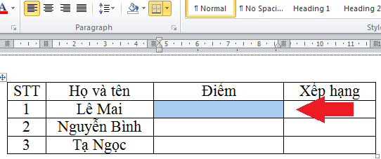 Cách tách ô và gộp ô rất đơn giản trong Microsoft Word