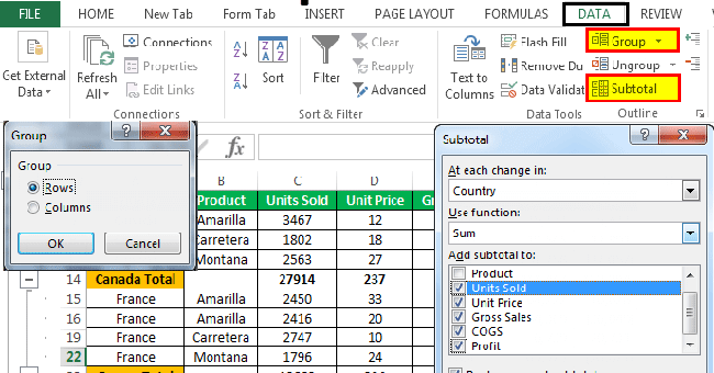 Hướng dẫn dùng phím tắt để Group trong Excel cực nhanh