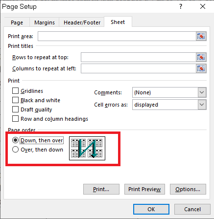 3 bước in trang chẵn lẻ đơn giản trong Microsoft Excel
