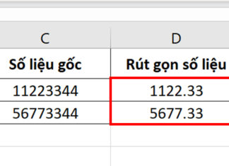 Cách tách chuỗi và thêm dấu Chấm phân tách số liệu trong Excel
