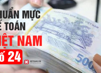 Chuẩn mực kế toán Việt Nam số 24: Báo cáo lưu chuyển tiền tệ