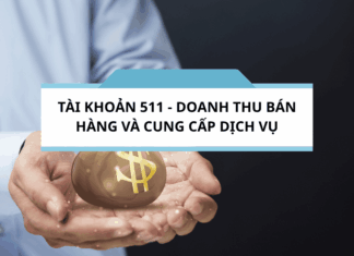 Tài khoản 511 - doanh thu bán hàng và cung cấp dịch vụ theo thông tư 133-2016-TT-BTC