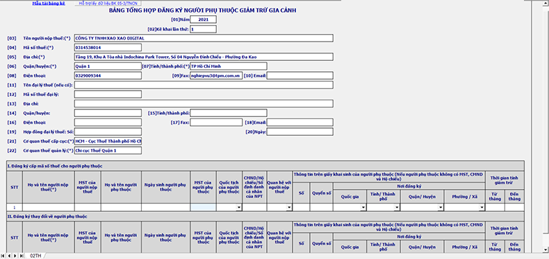 cách đăng ký người phụ thuộc giảm trừ gia cảnh trên HTKK (3)