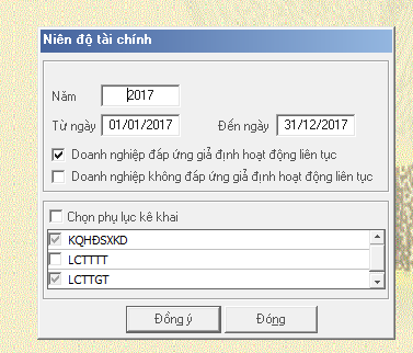 cách lập báo cáo tài chính trên HTKK (2)