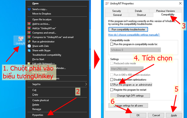lỗi HTKK không gõ được tiếng việt