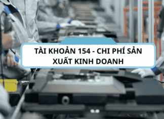 tài khoản 154 - chi phí sản xuất kinh doanh theo thông tư 200-2014-TT-BTC