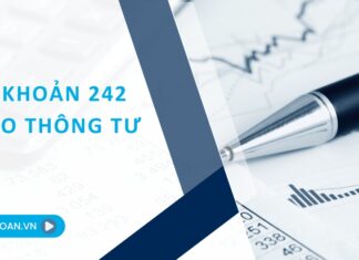 Tài khoản 242 - Chi phí trả trước hướng dẫn hạch toán theo thông tư 200