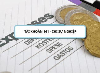 Tài khoản 161 - chi sự nghiệp theo thông tư 200-2014-TT-BTC