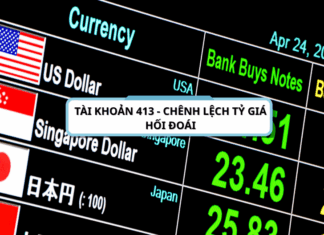 Tài khoản 413 – Chênh lệch tỷ giá hối đoái theo thông tư 200/2014/TT-BTC Tài khoản 413 - Chênh lệch tỷ giá hối đoái theo thông tư 200-2014-TT-BTC