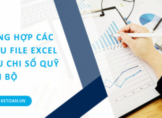 Tổng hợp file excel thu chi sổ quỹ nội bộ theo TT200 và TT133