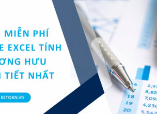 Tải miễn phí file excel tính lương hưu đầy đủ, chi tiết