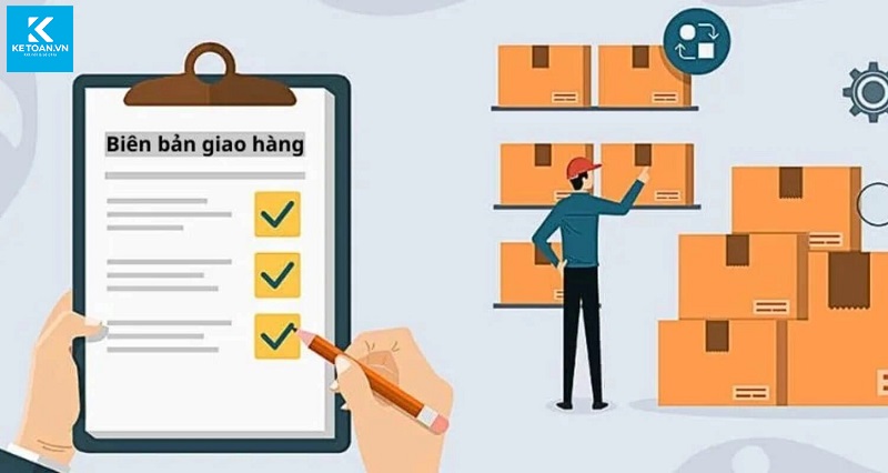 mẫu biên bản giao nhận hàng hóa