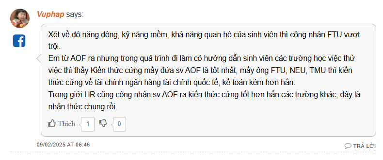 quan điểm sinh viên về các trường học kế toán tốt nhất