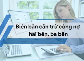Cấn trừ công nợ là gì, tải mẫu excel cấn trừ công nợ mới nhất