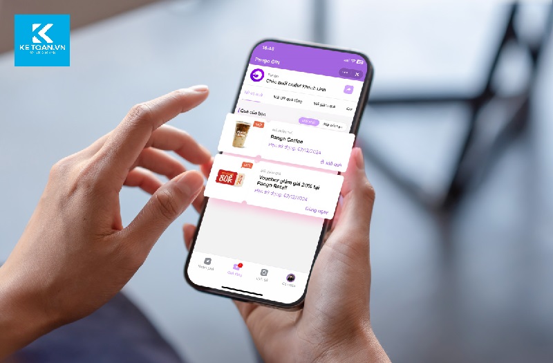 hạch toán voucher giảm giá