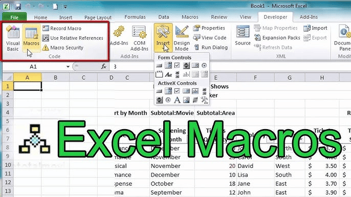 macro trong excel là gì