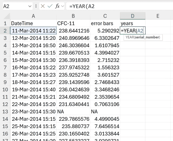 tạo cột phụ lọc giá trị để tách bảng
