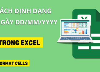 cách định dạng dd-mm-yyyy trong excel