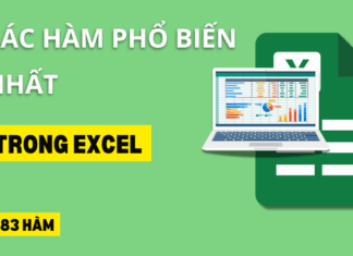 cách hàm trong excel