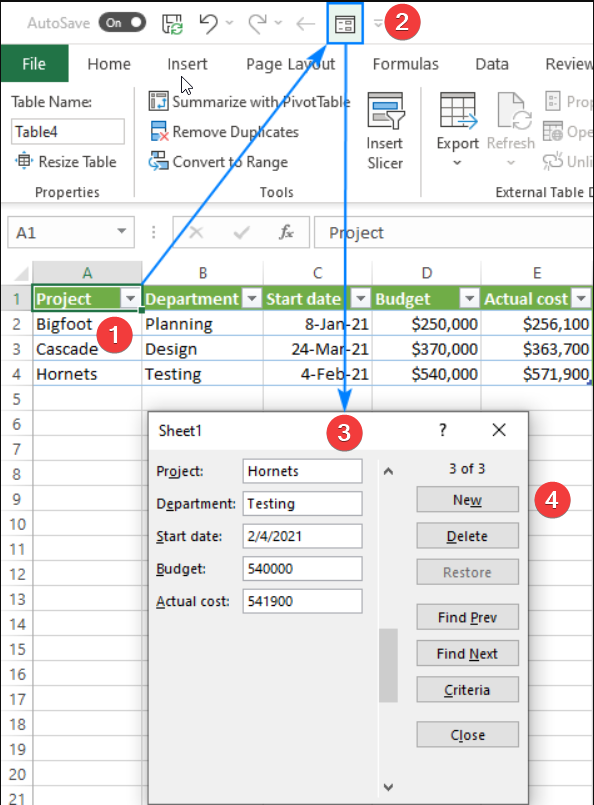 cách sử dụng Form nhập dữ liệu