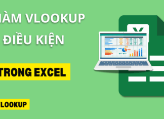 hàm VLOOKUP 2 điều kiện trong Excel