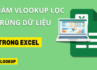 hàm vlookup lọc trùng dữ liệu